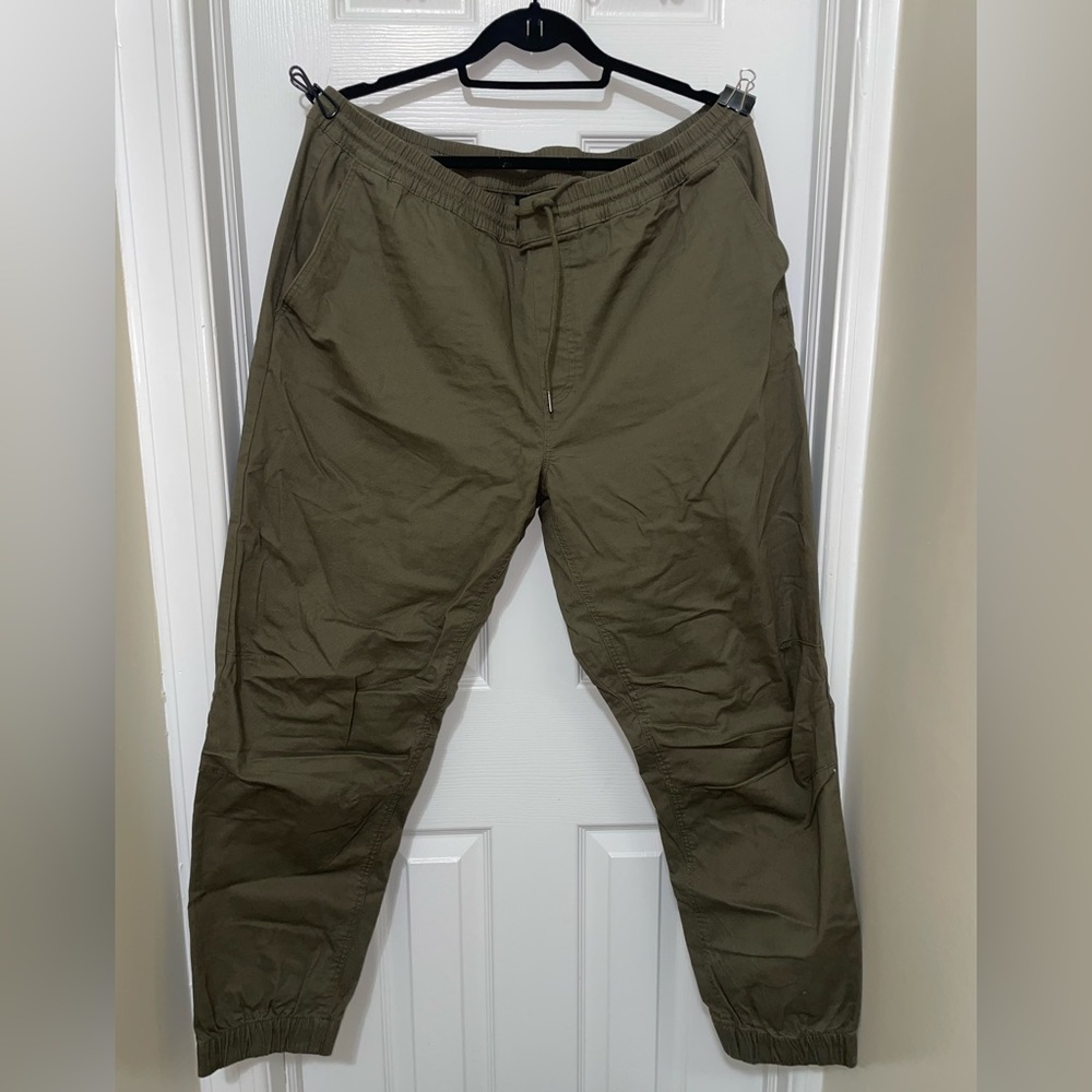 Khaki Jogger Pants